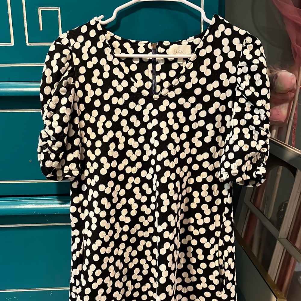 Deletta zip back dress